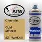 Preview: Chevrolet, Gold Metallic, 52 / WA9008: 400ml Sprühdose, von ATW Autoteile West.